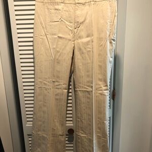Slacks, ivory (Banana Republic, size 14)